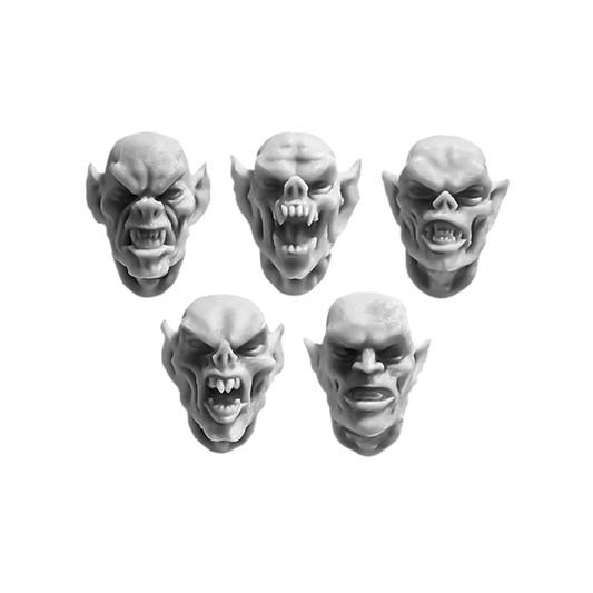 Green Stuff World for Models and Miniatures Frenzy Vampire Heads S140