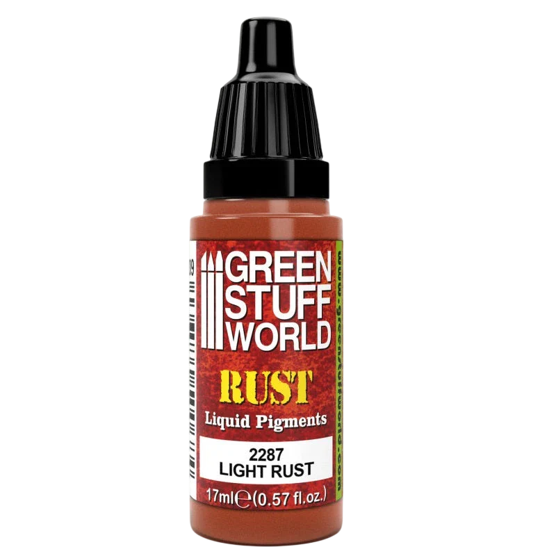 Green Stuff World for Models and Miniatures Liquid Pigments: Light Rust 2287