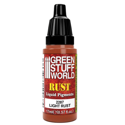 Green Stuff World for Models and Miniatures Liquid Pigments: Light Rust 2287