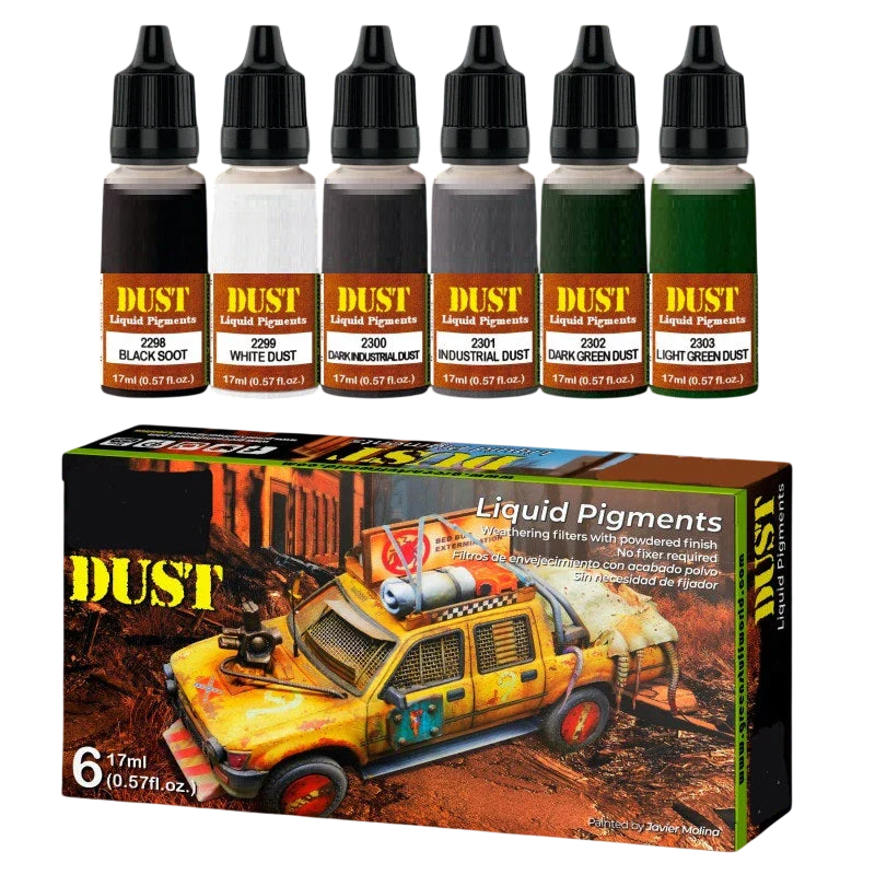 Green Stuff World for Models and Miniatures Liquid Pigments Set - Dust 10127