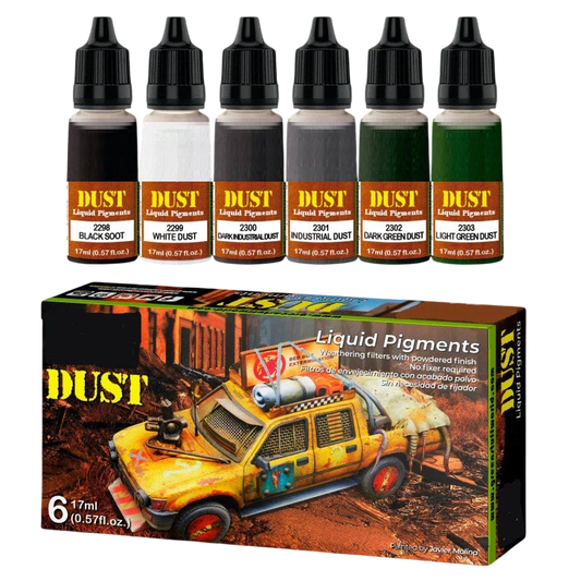 Green Stuff World for Models and Miniatures Liquid Pigments Set - Dust 10127