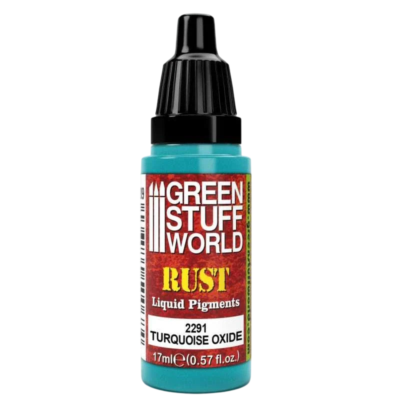 Green Stuff World for Models and Miniatures Liquid Pigments: Turquoise Oxide 2291