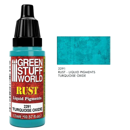 Green Stuff World for Models and Miniatures Liquid Pigments: Turquoise Oxide 2291