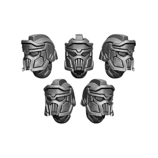 Green Stuff World for Models and Miniatures Masked Legionnaire Helmets S157