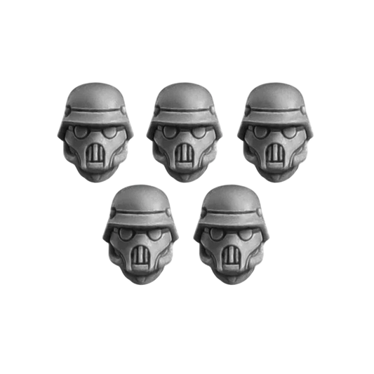 Green Stuff World for Models and Miniatures Masked Sturmpioniere Heads S092