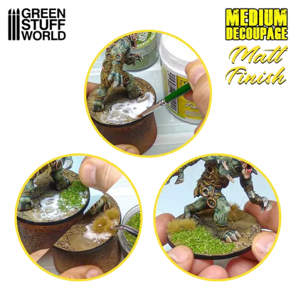 Green Stuff World for Models and Miniatures Medium Decoupage – Matte 4149