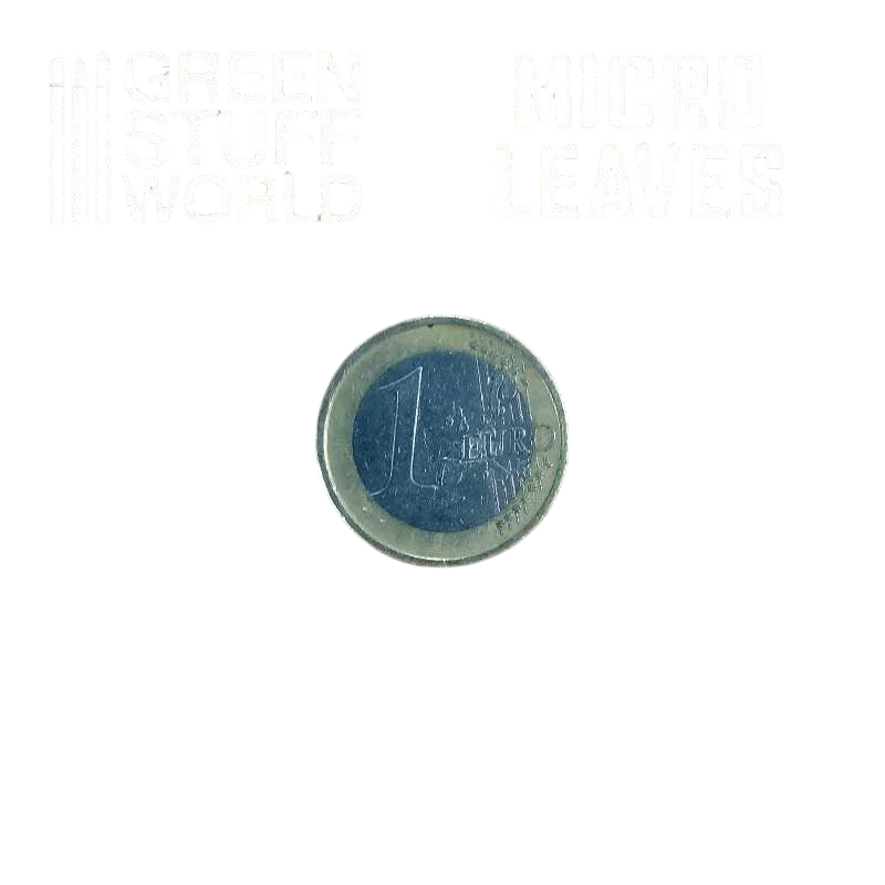 Green Stuff World for Models and Miniatures Micro Leaves - White 10610