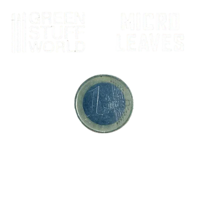 Green Stuff World for Models and Miniatures Micro Leaves - White 10610
