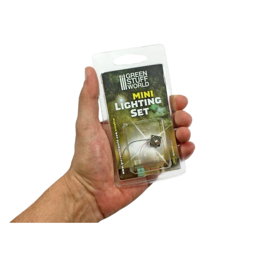 Green Stuff World for Models and Miniatures Mini Lighting Set with Switch and Battery 2847