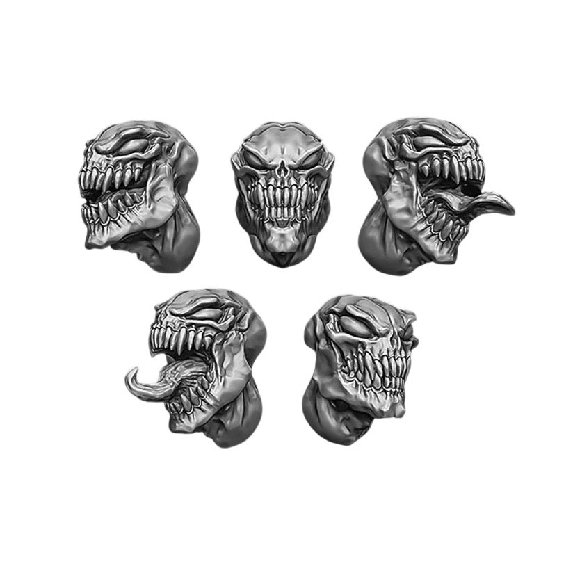 Green Stuff World for Models and Miniatures Nightmares Heads S278