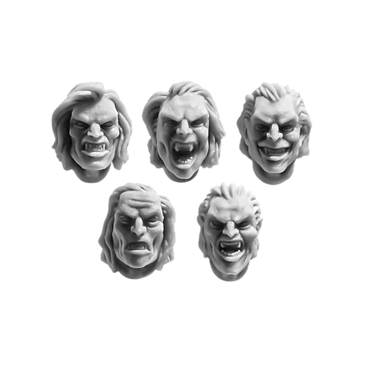 Green Stuff World for Models and Miniatures Noble Vampire heads S139