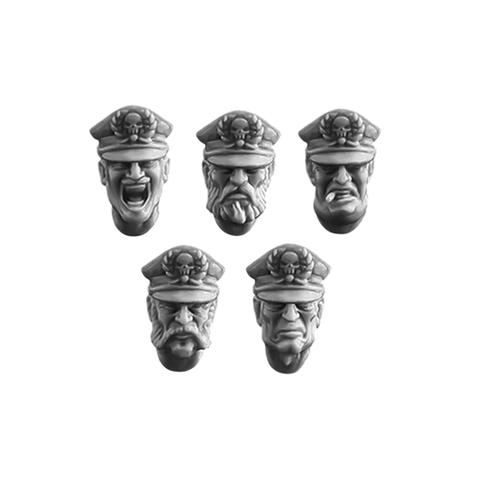 Green Stuff World for Models and Miniatures Officer Heads S104