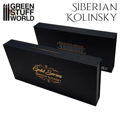 Green Stuff World for Models and Miniatures Premium Brush Set - Gold Series 10414