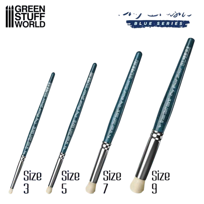 Green Stuff World for Models and Miniatures Premium Dry Brush Set - Blue Series 11241