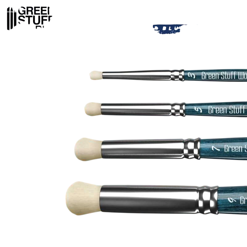 Green Stuff World for Models and Miniatures Premium Dry Brush Set - Blue Series 11241