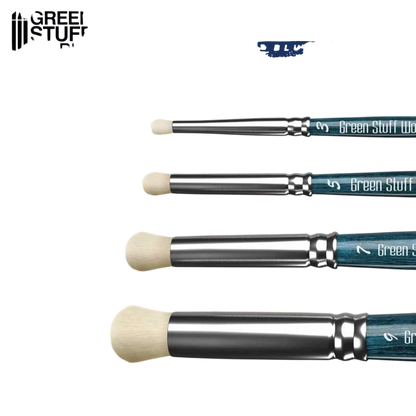 Green Stuff World for Models and Miniatures Premium Dry Brush Set - Blue Series 11241