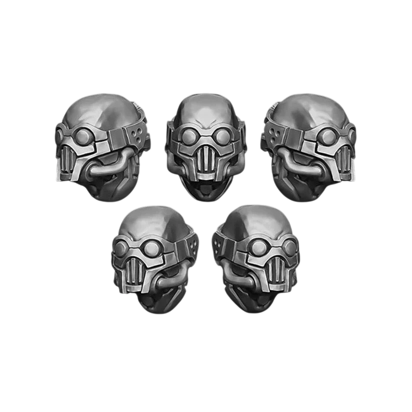 Green Stuff World for Models and Miniatures Raiders Heads S139