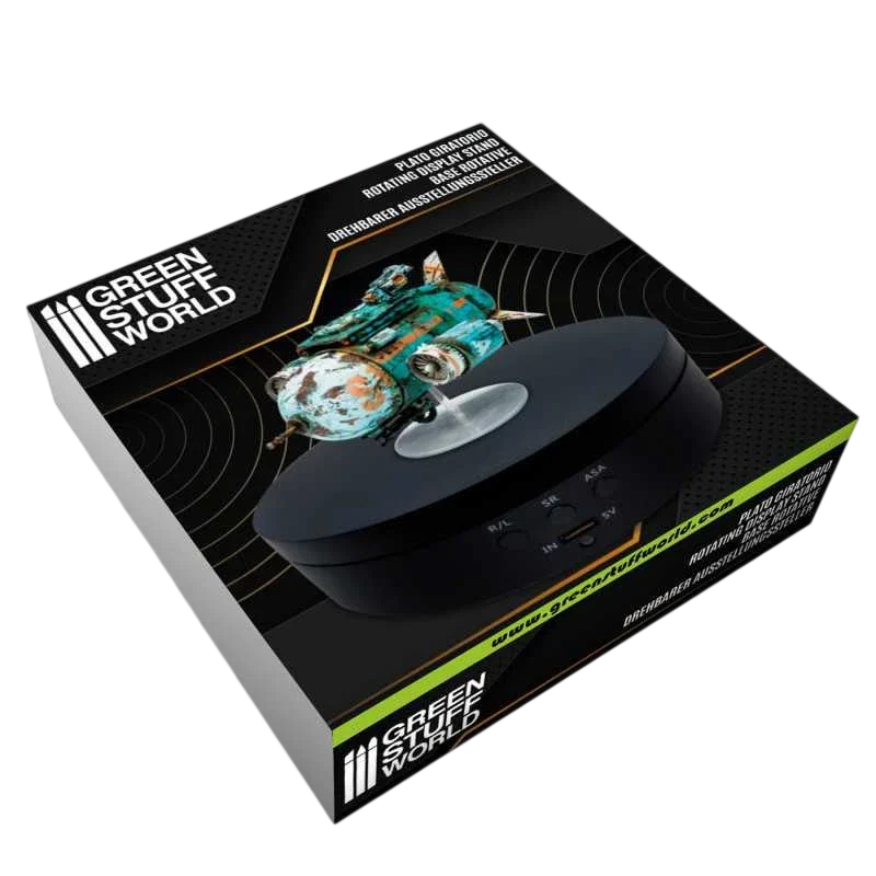Green Stuff World for Models and Miniatures Rotating Display Stand 136mm 2360