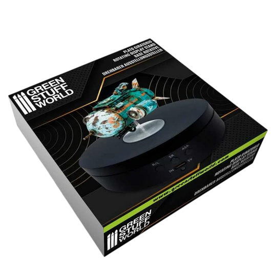 Green Stuff World for Models and Miniatures Rotating Display Stand 136mm 2360