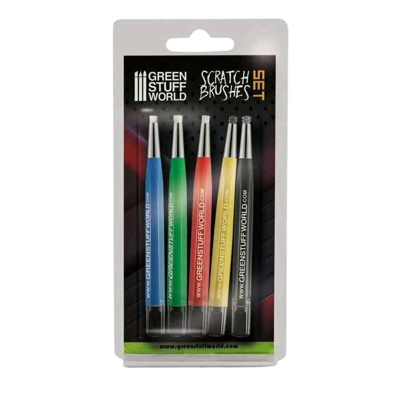 Green Stuff World for Models and Miniatures Scratch Brush Pens 1650