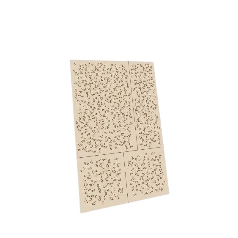Green Stuff World for Models and Miniatures Self-Adhesive Stencils - Ambush Disc Camo 10739