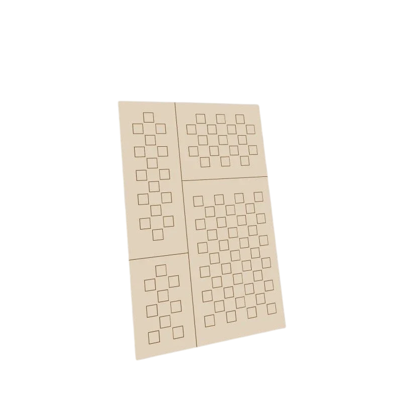 Green Stuff World for Models and Miniatures Self-Adhesive Stencils - Chequer M 9502