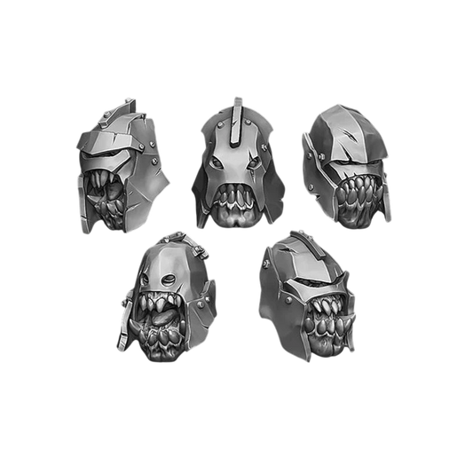 Green Stuff World for Models and Miniatures Siege Orc Heads S484