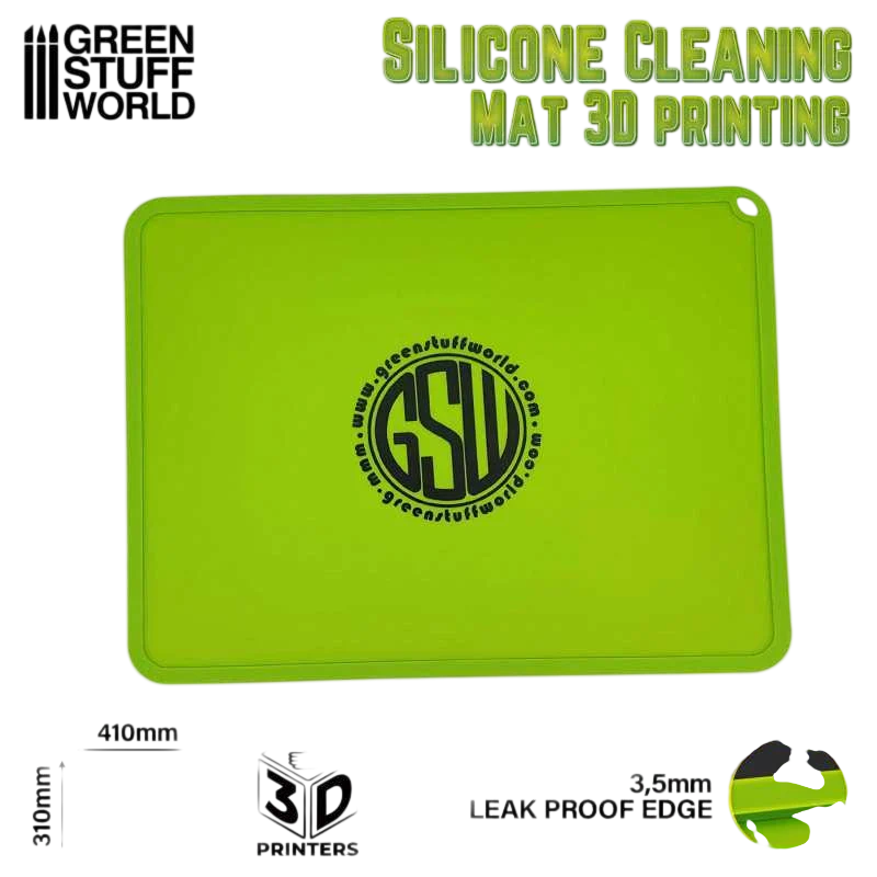 Green Stuff World for Models and Miniatures Silicone Cleaning Mat 410x310mm 3654