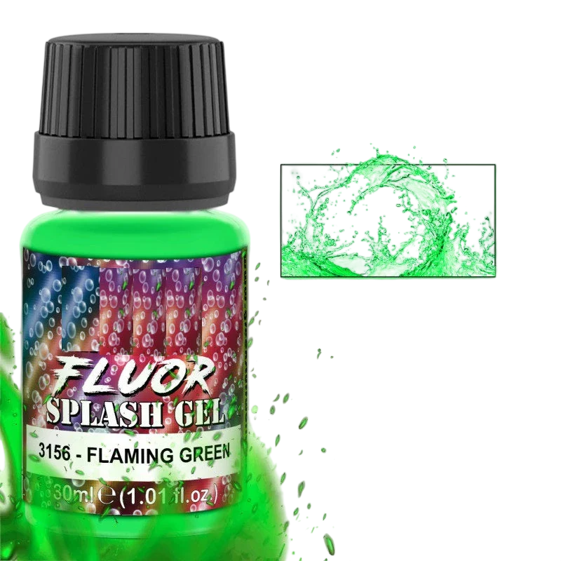 Green Stuff World for Models and Miniatures Splash Gel - Flaming Green 3156