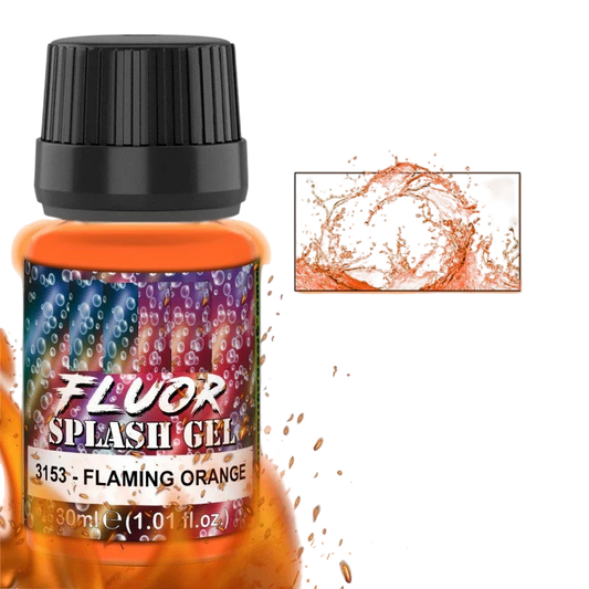 Green Stuff World for Models and Miniatures Splash Gel - Flaming Orange 3153