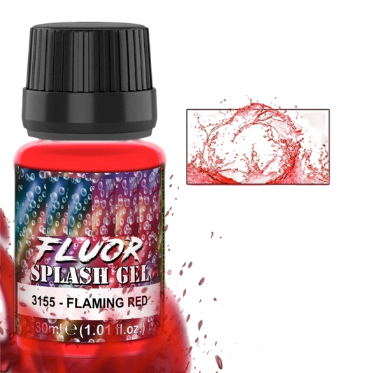 Green Stuff World for Models and Miniatures Splash Gel - Flaming Red 3155