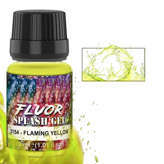 Green Stuff World for Models and Miniatures Splash Gel - Flaming Yellow 3154