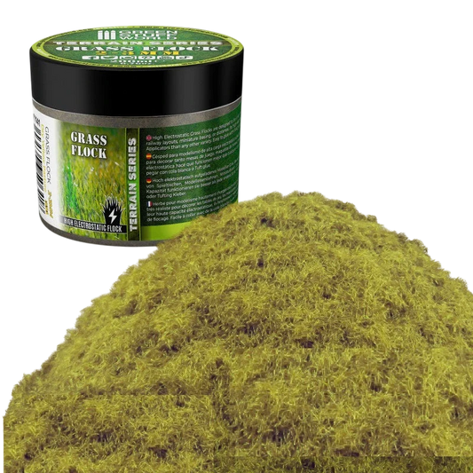 Green Stuff World for Models and Miniatures Static Nylon Flock - Dry Yellow Pasture 11141
