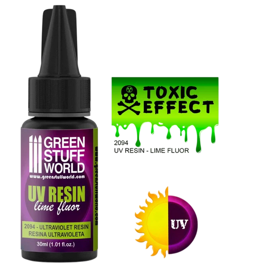 Green Stuff World for Models and Miniatures UV Resin 30ml - Toxic Effect 2094