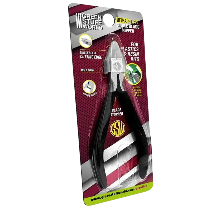 Green Stuff World for Models and Miniatures Ultra Flat Cutting Nipper 2759