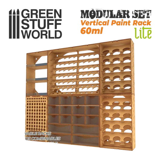 Green Stuff World for Models and Miniatures Vertical Paint Rack for 60ml Bottles 11596