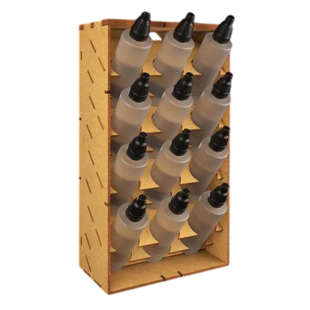 Green Stuff World for Models and Miniatures Vertical Paint Rack for 60ml Bottles 11596