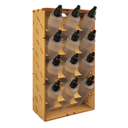 Green Stuff World for Models and Miniatures Vertical Paint Rack for 60ml Bottles 11596