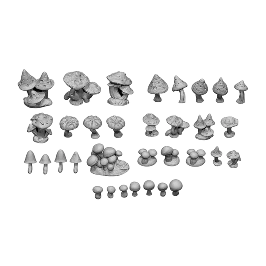 Green stuff World for Models and Miniatures - Wild Mushrooms 11608