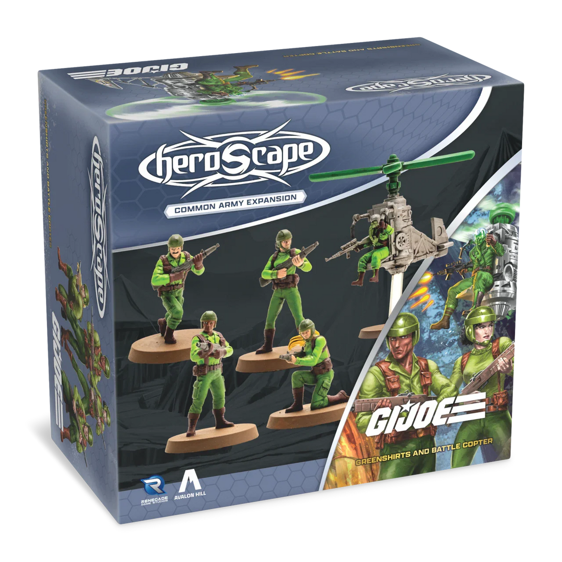 Greenshirts & Battle Copter Army Expansion (Unpainted) (New in Box)