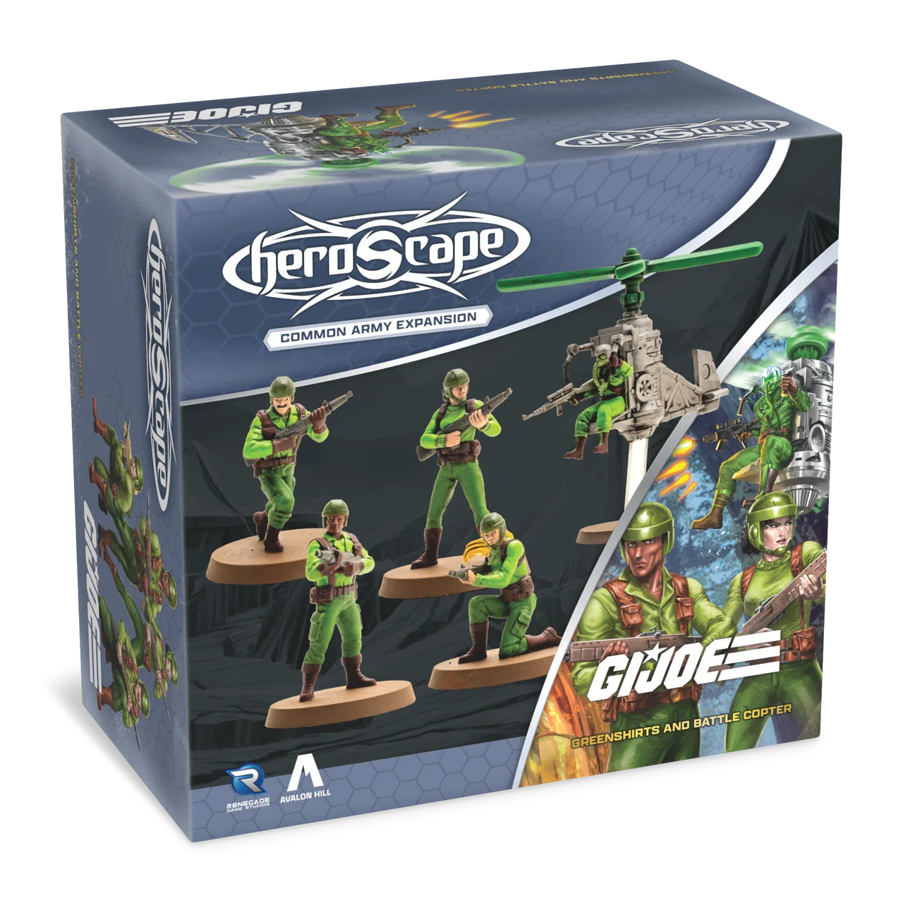 Greenshirts & Battle Copter Army Expansion (Unpainted) (New in Box)