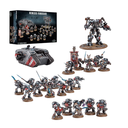 Grey Knight Nemesis Vanguard (Unpainted) (Assembled)