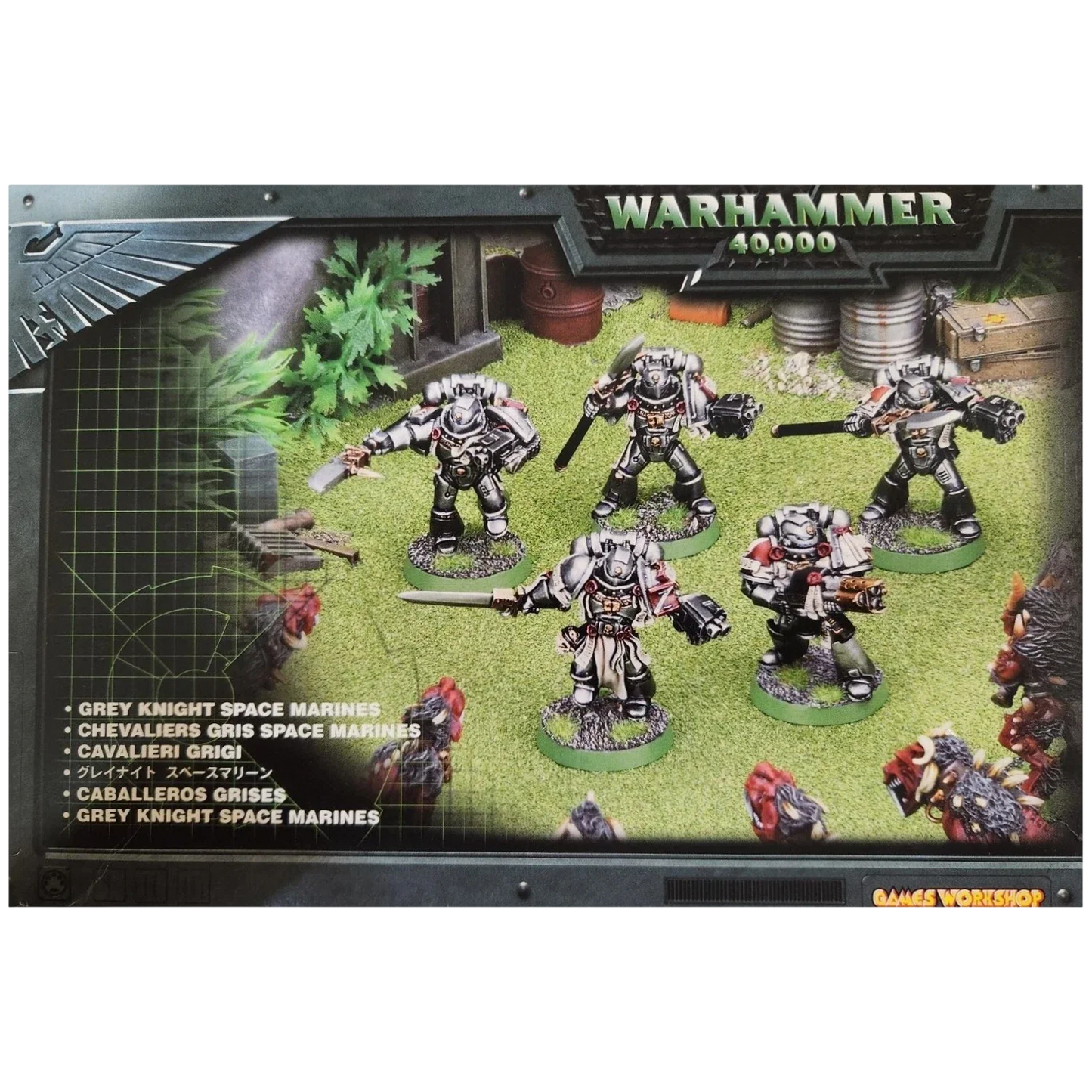 Grey Knight Space Marines (Unpainted) (Assembled)