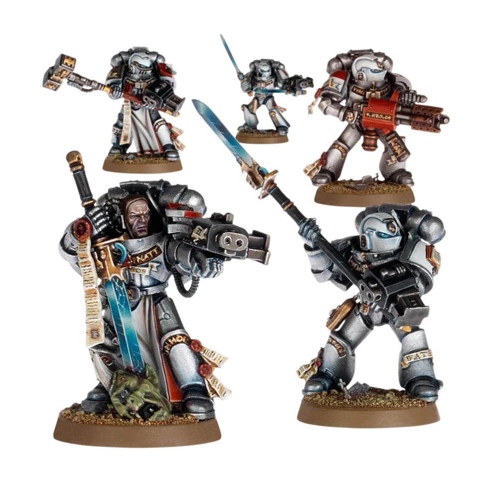 Grey Knights Purifiers (Unpainted) (Assembled)