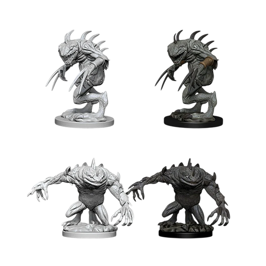 Grey Slaad & Death Slaad (Custom Painted)