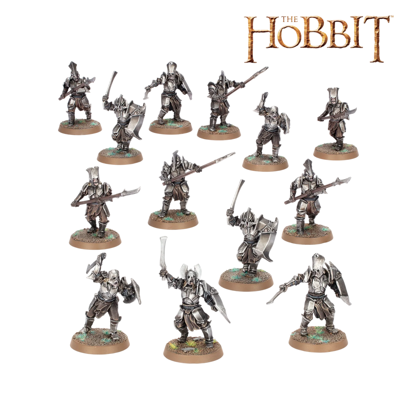 Gundabad™ Orc Warband (Unpainted) (Assembled)