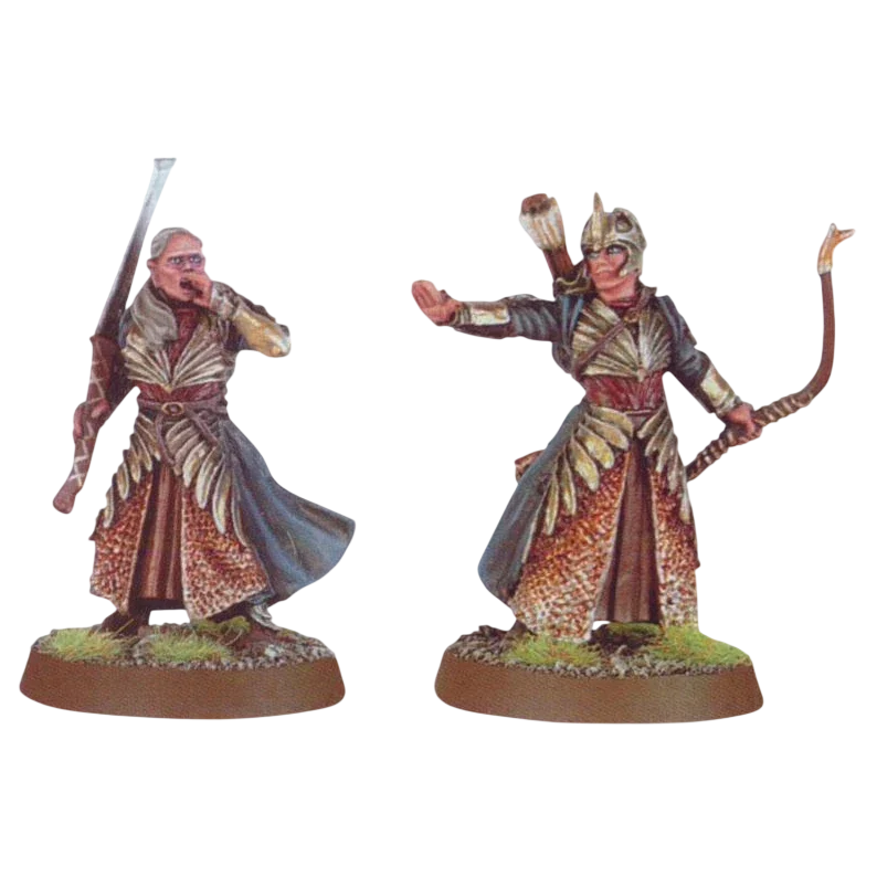 Haldir's Elves Captains (Unpainted) (Assembled)