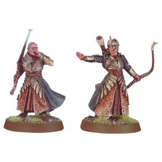 Haldir's Elves Captains (Custom Painted) (Assembled)