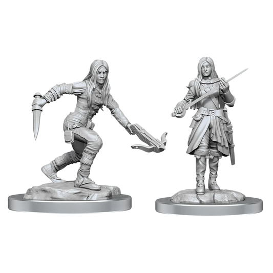 Half-Elf Rogue Female (Unpainted) (2022)