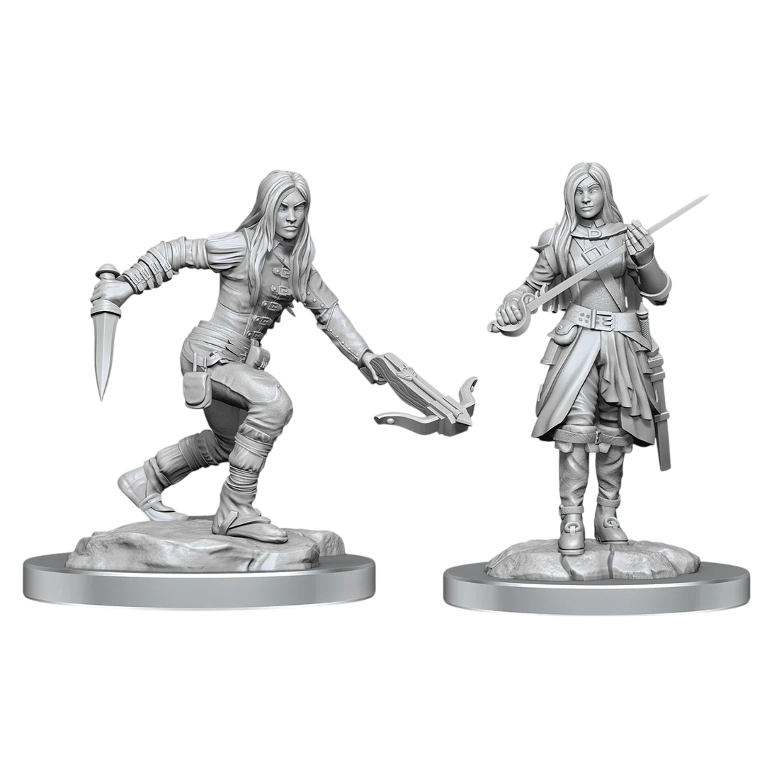 Half-Elf Rogue Female (Custom Painted) (2023)